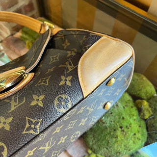 LOUIS VUITTON Beverly MM Brown Monogram Canvas Shoulder Bag