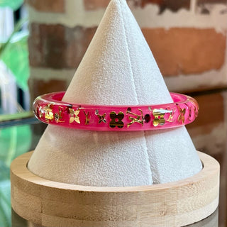 LOUIS VUITTON Rose Pop Resin Swarovski Inclusion PM Bracelet