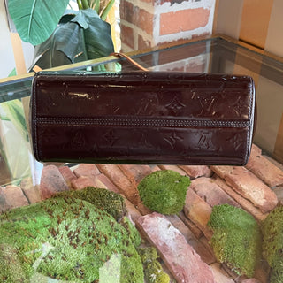 LOUIS VUITTON  Brea PM Amarante Monogram Vernis Satchel Bag