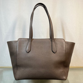 GUCCI Swing Small Mushroom Brown Tote