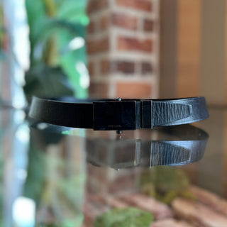 PRADA Black Leather Belt 28/70(4US)