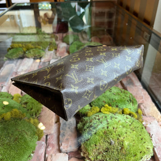 LOUIS VUITTON Vintage Toiletry Pouch 26 Monogram Brown Canvas Pouch