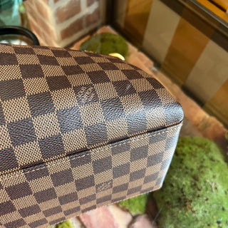 LOUIS VUITTON Odeon Tote MM Damier Ebene Canvas Tote