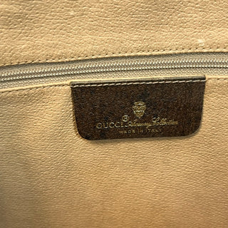 GUCCI Beige GG Supreme Canvas Portfolio Case