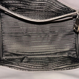PRADA Sport Twin Pocket Grey City Calf Tote Bag