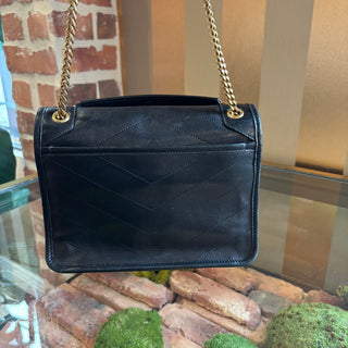SAINT LAURENT Leather Niki Baby Crossbody