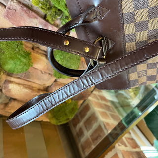 LOUIS VUITTON Soho Brown Damier Ebene Canvas Backpack