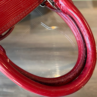 LOUIS VUITTON Red Epi Leather Alma BB