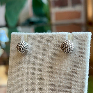 LAGOS Caviar Beaded Studs 925 Sterling Silver Earrings