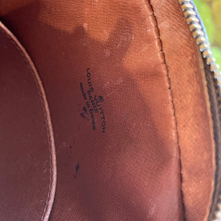 LOUIS VUITTON Danube Brown Monogram Canvas Vintage Crossbody Bag