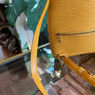 LOUIS VUITTON Mabillon Yellow Epi Leather Vintage Backpack