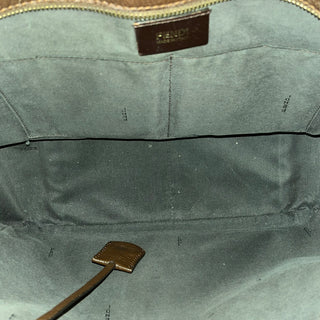 FENDI Brown Zucca Canvas Tote