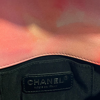 CHANEL Flower Power Extra Mini Quilted Lambskin Flap Shoulder Bag