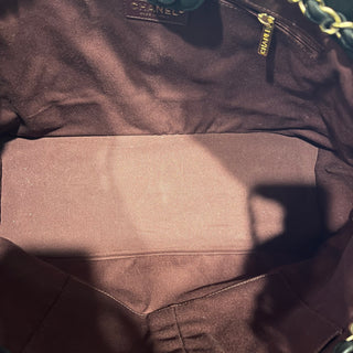 CHANEL Black Quilted Caviar Leather Charm Tote Bag ADI1187