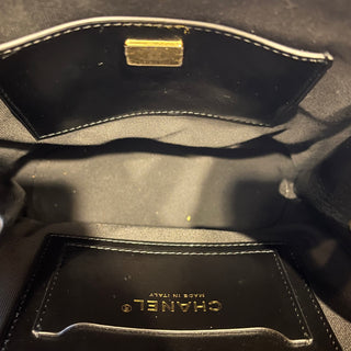 CHANEL My Pocket Quilted Shiny Calfskin Backpack