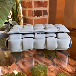 BOTTEGA VENETA Padded Cassette Nappa Maxi Intreccio Crossbody Bag