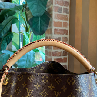 LOUIS VUITTON Artsy MM Brown Monogram Canvas Hobo Bag