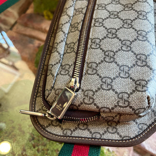 GUCCI Beige GG Supreme Canvas Belt Bag