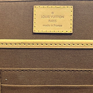 LOUIS VUITTON Cupertino Monogram Canvas Brown Briefcase