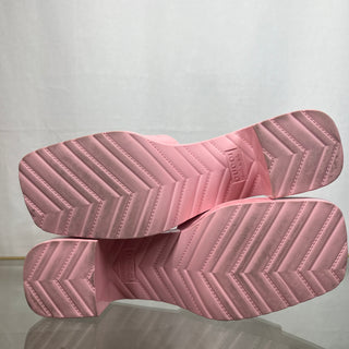 GUCCI Rubber Sandals Wild Rose SZ 39