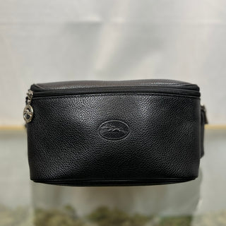 LONGCHAMP Le Foulonne Black Leather Belt Bag