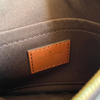LOUIS VUITTON Loop Pochette Brown Monogram Canvas Pouch