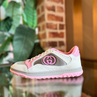 GUCCI Mac80 Dali Pink Soft Calfskin Sneakers SZ38.5(8.5US)