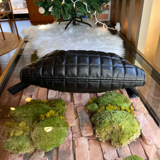 GUCCI Deco Medium Black Leather Quilted Tote