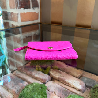 LOUIS VUITTON Pink Murikami Rosalie Wallet