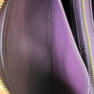 LOUIS VUITTON Empriente Purple Leather Zippy Wallet