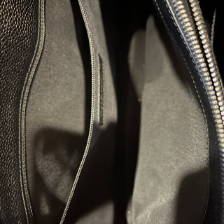 CHANEL GST Grand Shopper Black Caviar Leather Quilted Tote
