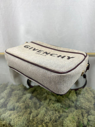 GIVENCHY Bond Beige Canvas Crossbody