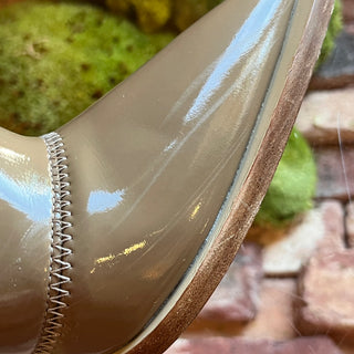 FENDI Brown Patent Leather Boots SZ 39 (US 9)