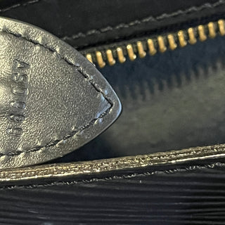 LOUIS VUITTON Saint Jacques PM Black Epi Leather Tote Bag