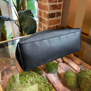 GUCCI Medium Soho Chain Black Pebbled Calfskin Leather Shoulder Bag