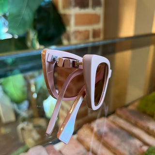 FENDI FE400891 Folding Cat- Eye Pink Sunglasses