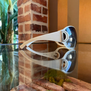 DOLCE&GABBANA DG 6024-B White Acetate Oversized Sunglasses