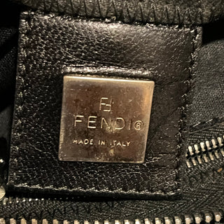 FENDI Black Nylon Vintage Shoulder Bag