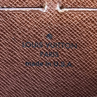 LOUIS VUITTON LV Monogram Canvas Zippy Wallet