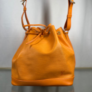 LOUIS VUITTON Petit Noe Mandarin Epi Leather Vintage Bucket Bag