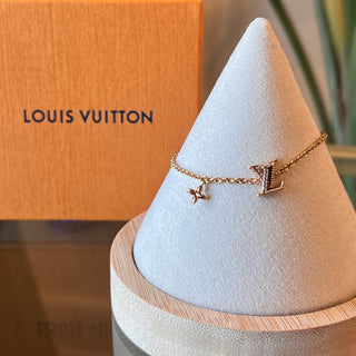 LOUIS VUITTON LV Iconic Gold-Tone Metal Bracelet