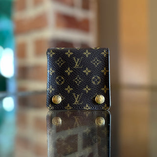 LOUIS VUITTON Small LV Monogram Folding Jewelry Case SM0074