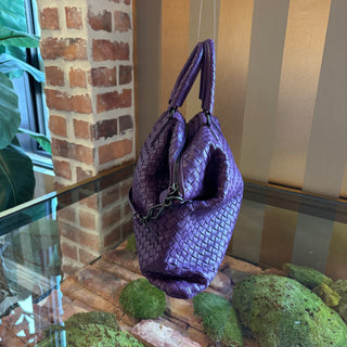 BOTTEGA VENETA Byzanite Purple Tote