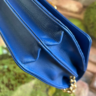 CHANEL Boy Wallet on Chain Square Chevron Quilted Calfskin Crossbody