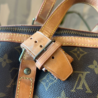 LOUIS VUITTON Vintage Monogram Sac Souple Travel Duffle Bag