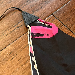 LOUIS VUITTON Stephen Sprouse Pink Tassel Scarf