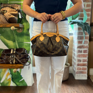 LOUIS VUITTON Tivoli PM Monogram Canvas Satchel Bag