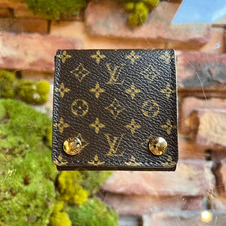 LOUIS VUITTON Small LV Monogram Folding Jewelry Case SM0074 2