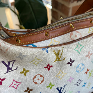 LOUIS VUITTON Boulogne White Monogram Multicolore Shoulder Bag