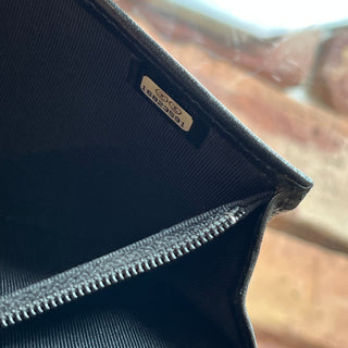 CHANEL Green Patent Leather Wallet